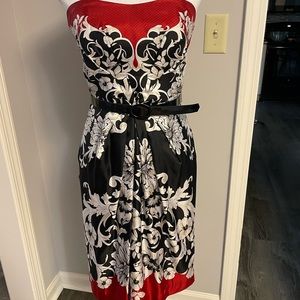 Strapless Casual Cocktail Dress